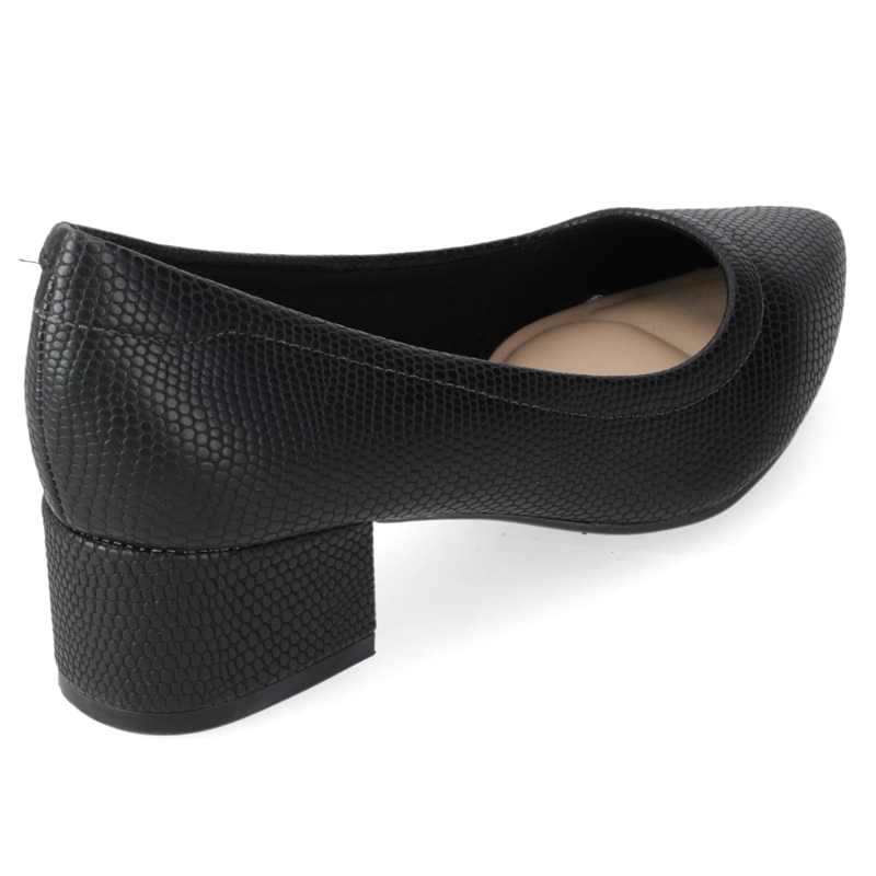 TACO ANCHO 3 CM NEGRO MODARE - 5