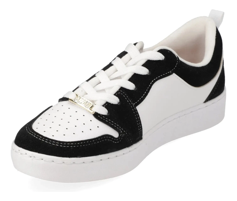 ZAPATILLA CASUAL BLANCO CON NEGRO VIZZANO - 3
