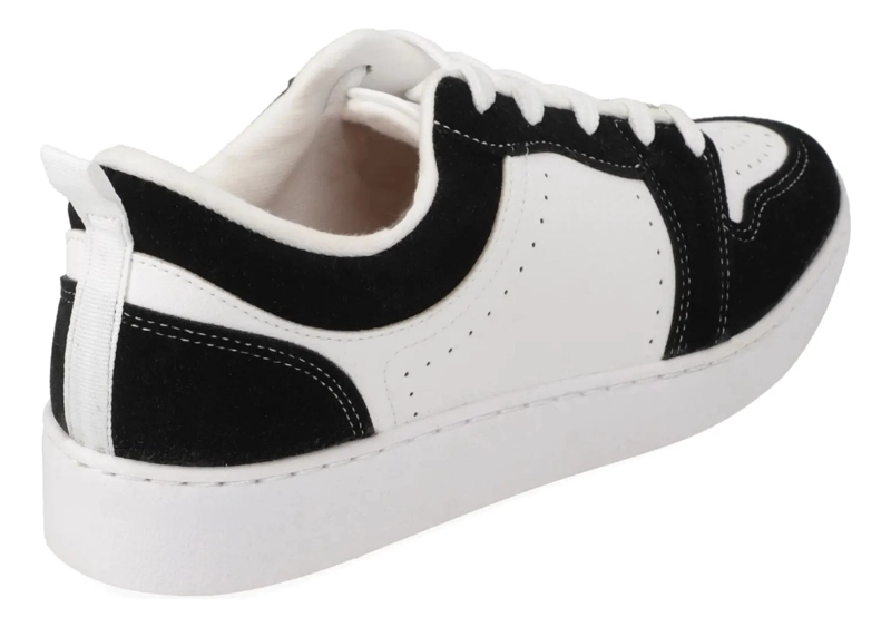 ZAPATILLA CASUAL BLANCO CON NEGRO VIZZANO - 5
