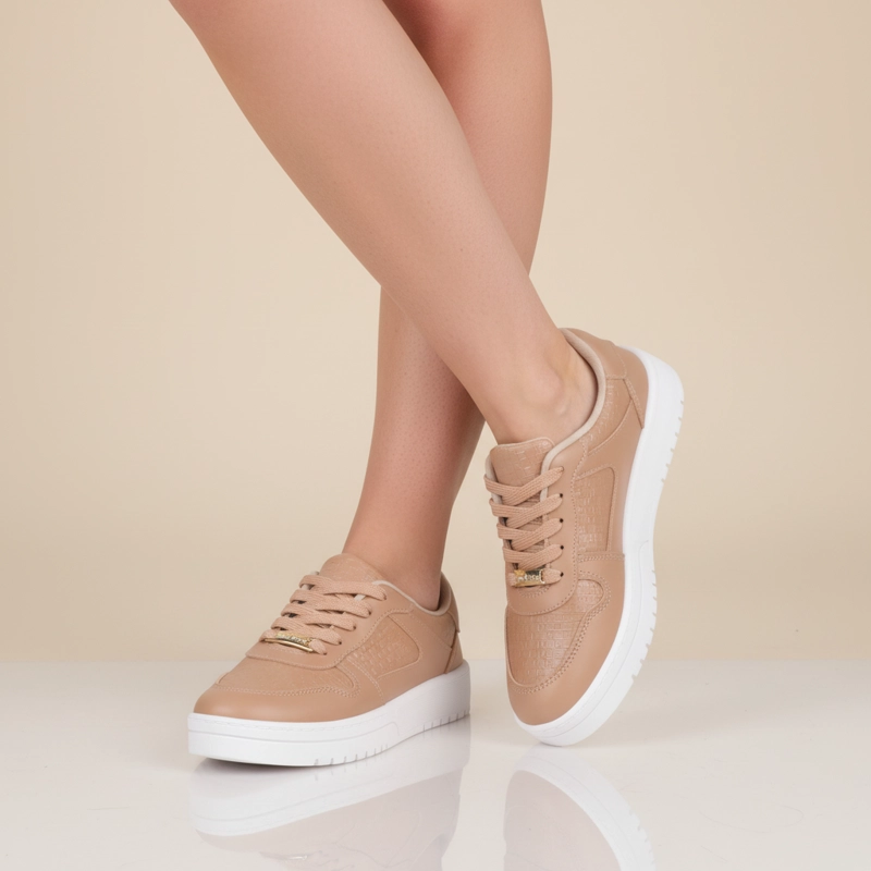 ZAPATILLA CASUAL NUDE MOLECA - 7