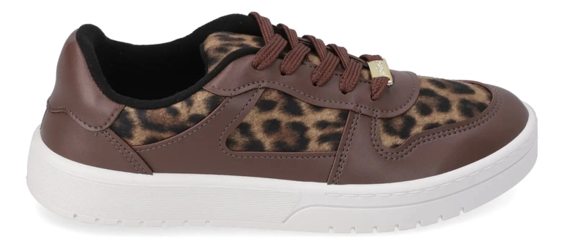 ZAPATILLAS CASUALES ANIMAL PRINT MOLECA - 2