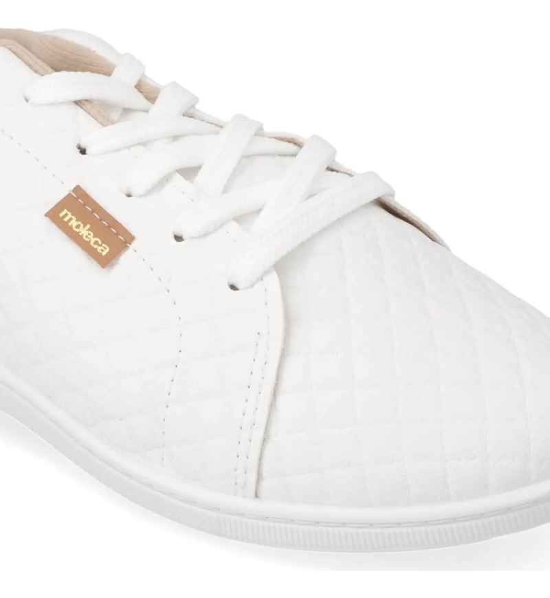 ZAPATILLA CASUAL BLANCO MOLECA - 6