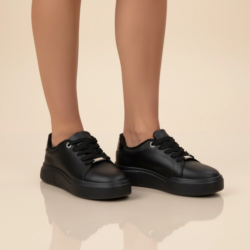 ZAPATILLAS CASUALES NEGRO MOLECA - 7