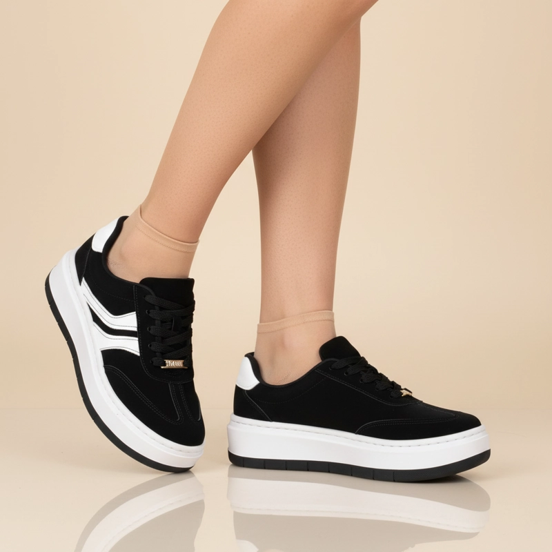 ZAPATILLA CASUAL NEGRO VIZZANO - 7