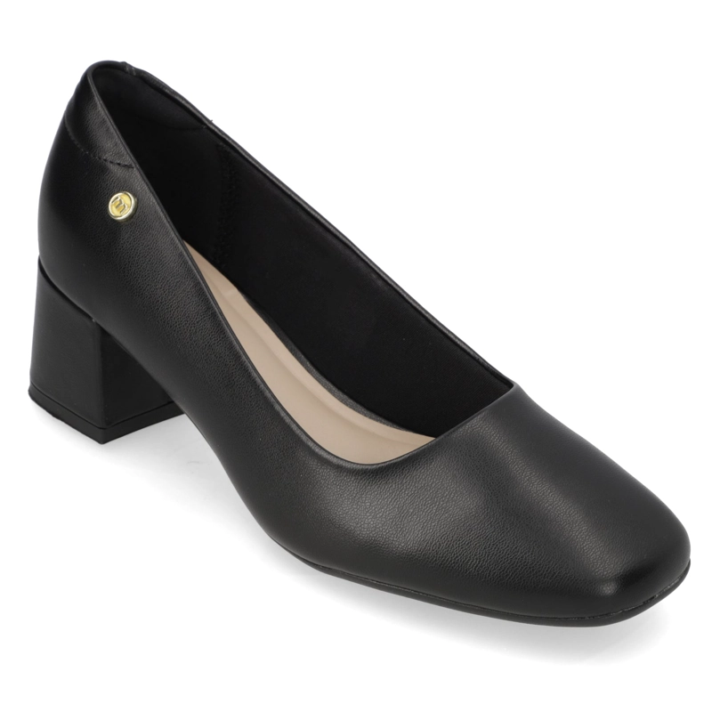TACO ANCHO 5 CM NEGRO MOLECA - 1