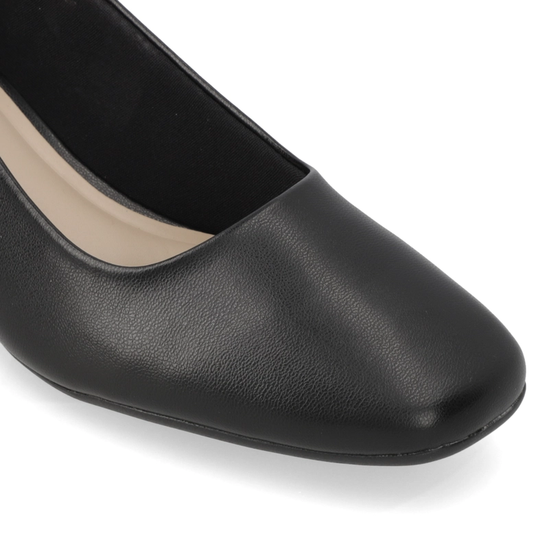 TACO ANCHO 5 CM NEGRO MOLECA - 6