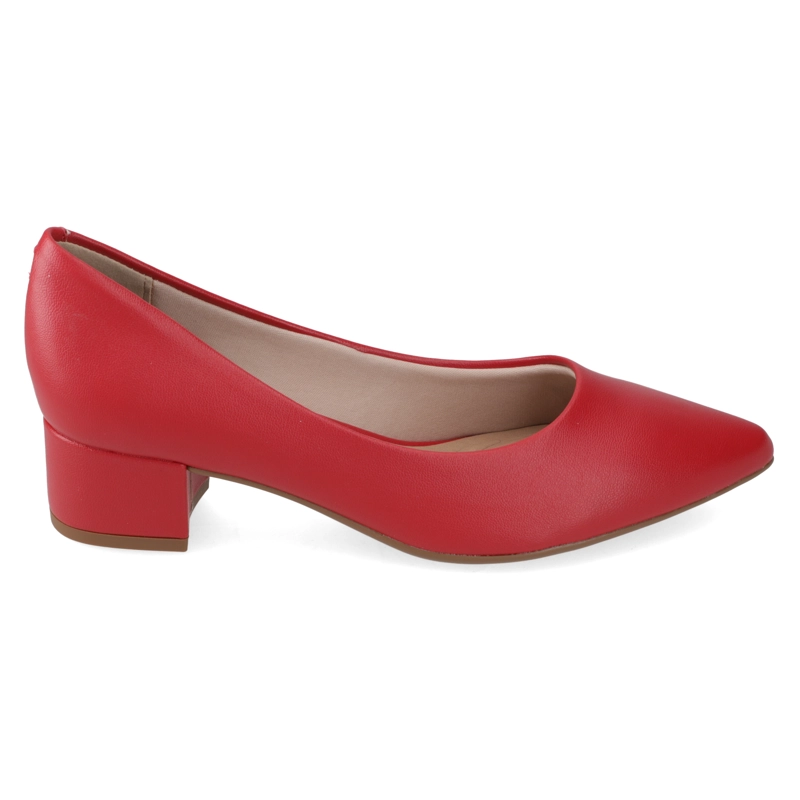 ZAPATO TACO ANCHO 5 CM ROJO BEIRA RIO - 2