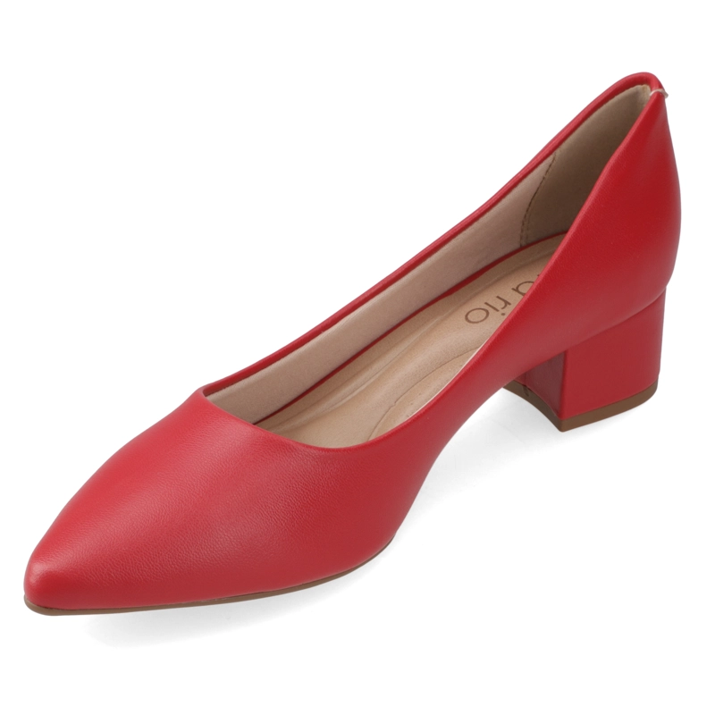 ZAPATO TACO ANCHO 5 CM ROJO BEIRA RIO - 3