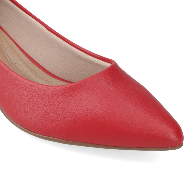 ZAPATO TACO ANCHO 5 CM ROJO BEIRA RIO - 6