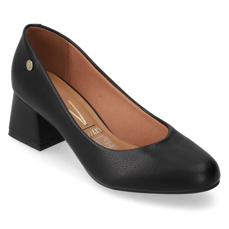 ZAPATO TACO ANCHO NEGRO - 2