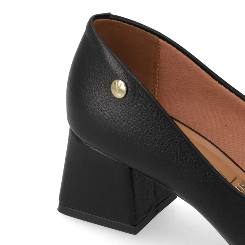 ZAPATO TACO ANCHO NEGRO - 5