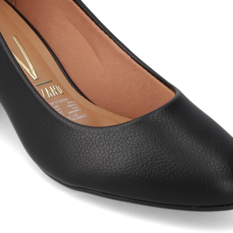 ZAPATO TACO ANCHO NEGRO - 6