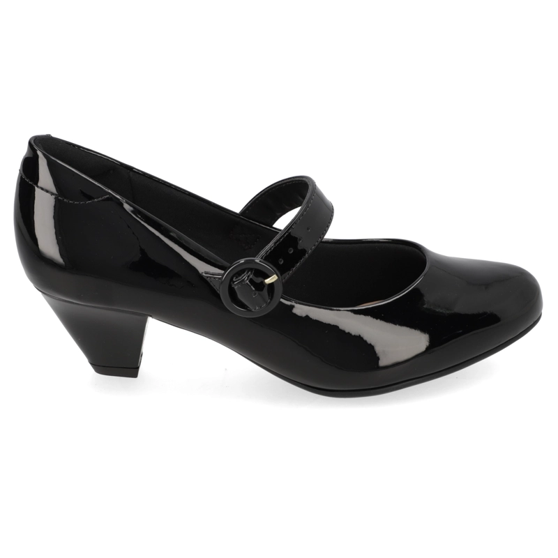 ZAPATO TACO NEGRO MODARE - 2