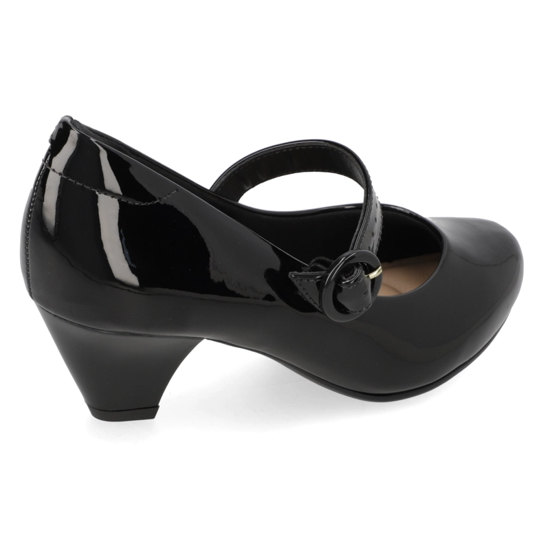 ZAPATO TACO NEGRO MODARE - 5
