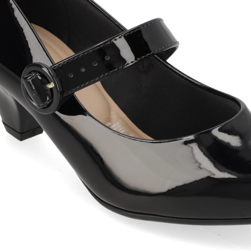 ZAPATO TACO NEGRO MODARE - 6