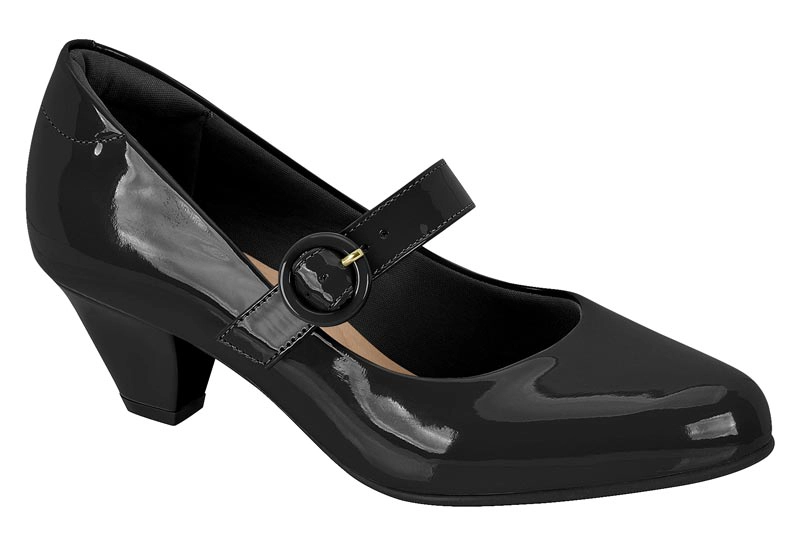 ZAPATO TACO NEGRO MODARE - 7