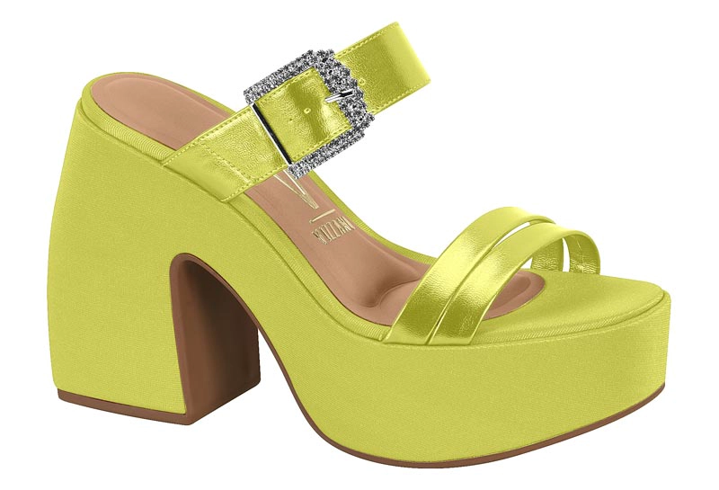 SANDALIA TACO MUJER VIZZANO VERDE - 7