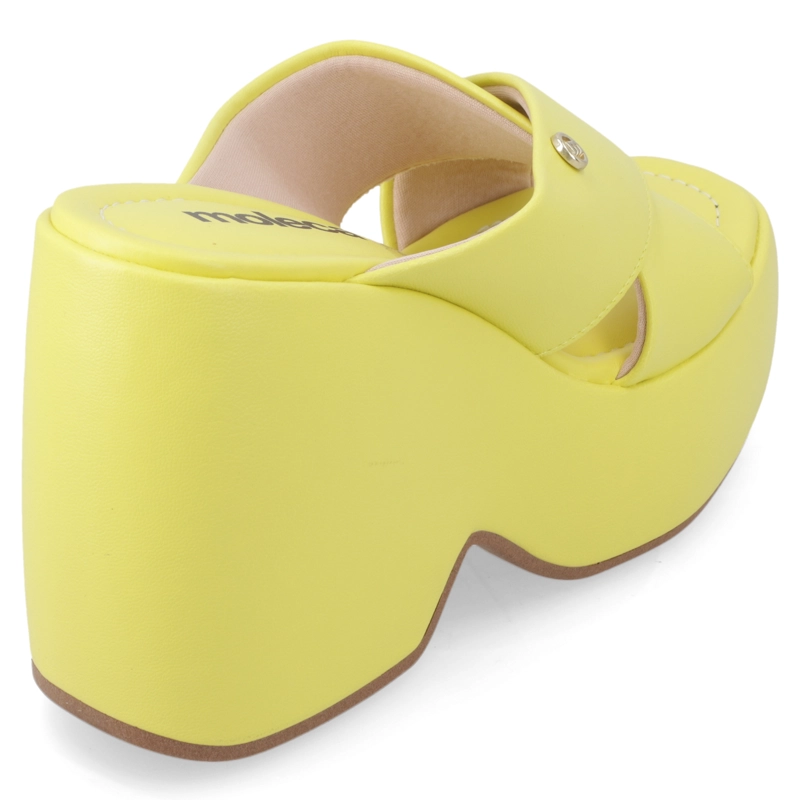 SANDALIA TACO MUJER MOLECA AMARILLO - 5