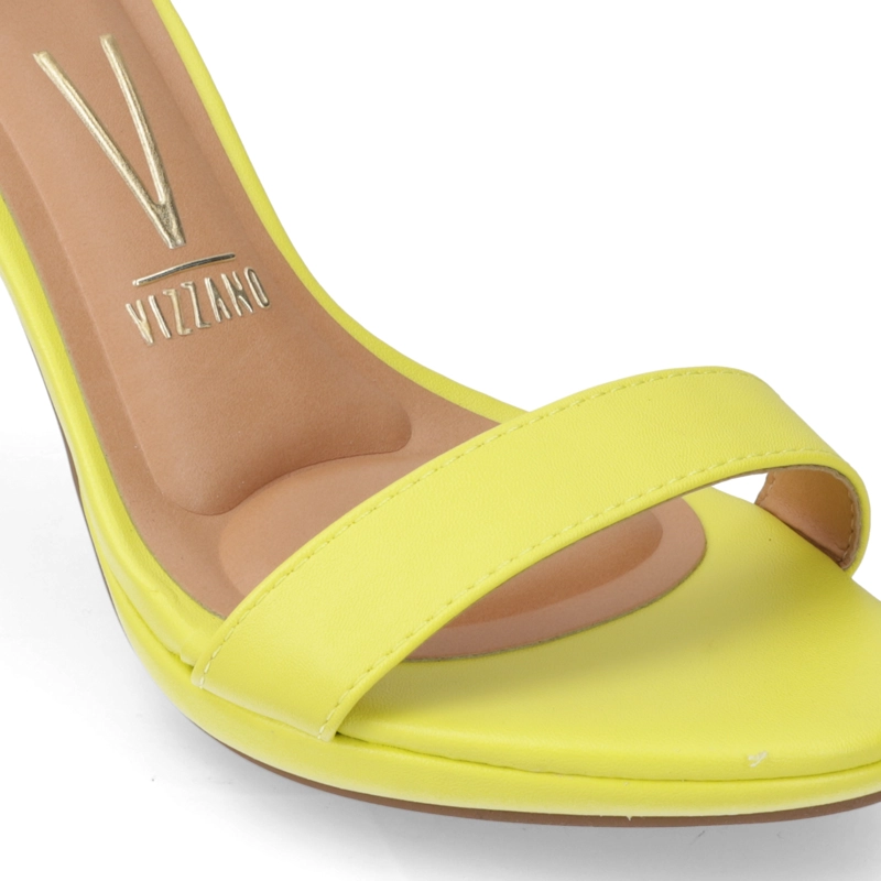 SANDALIA TACO MUJER VIZZANO AMARILLO - 6