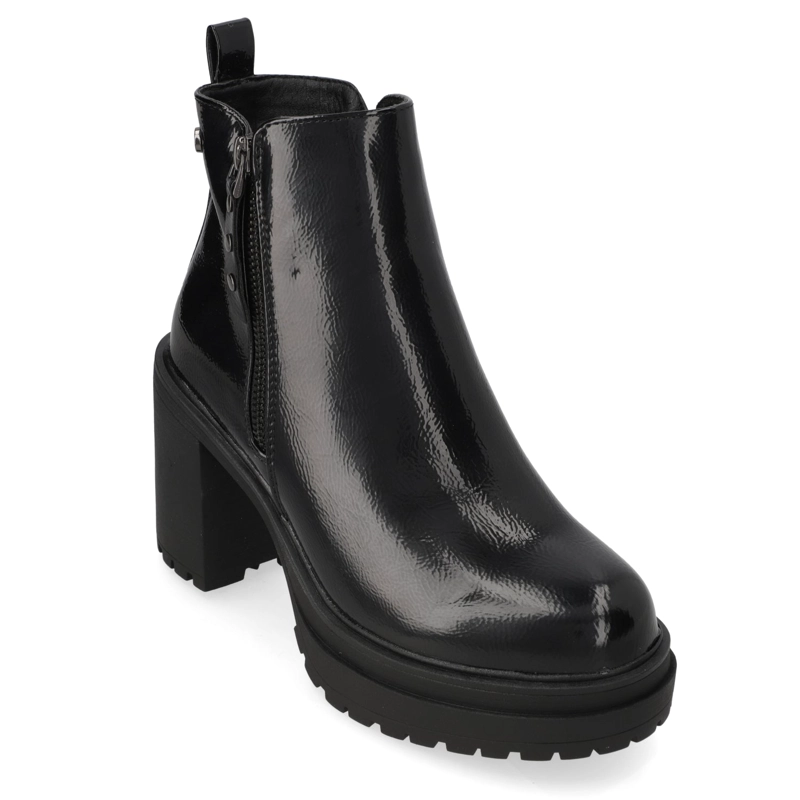 BOTIN TACO ANCHO NEGRO NEW WALK - 1
