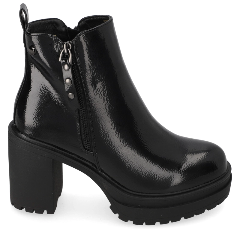 BOTIN TACO ANCHO NEGRO NEW WALK - 2