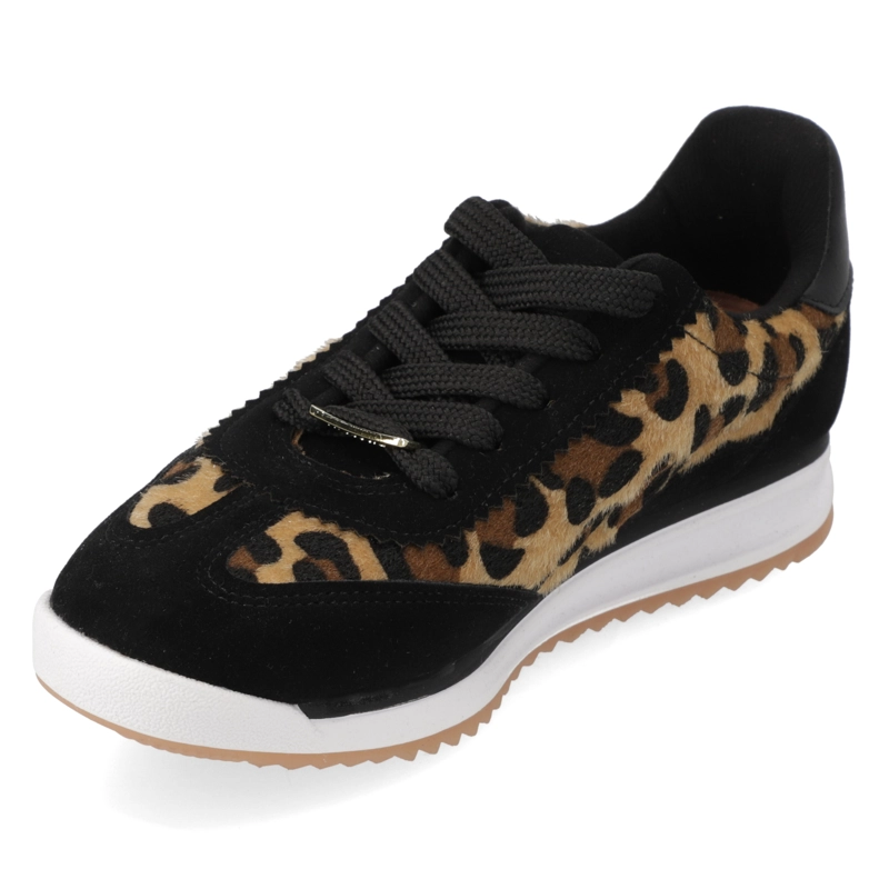 ZAPATILLAS CASUALES NEGRAS ANIMAL PRINT VIZZANO - 3