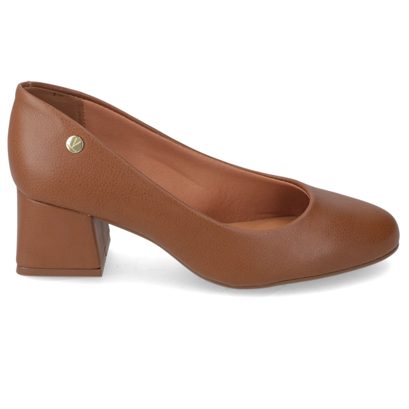 ZAPATO TACO ANCHO MARRON - 2