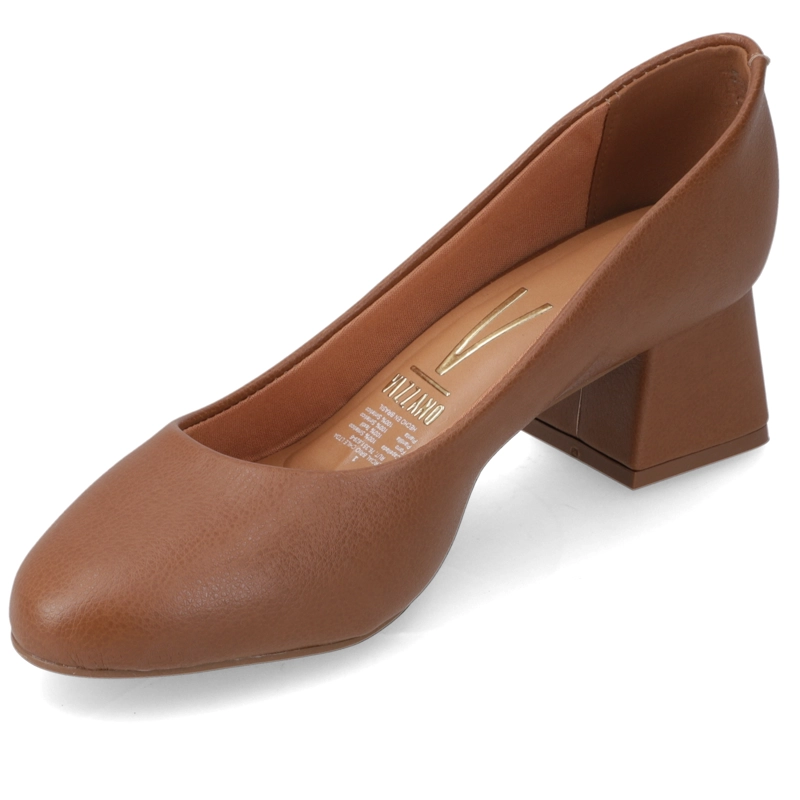 ZAPATO TACO ANCHO MARRON - 3