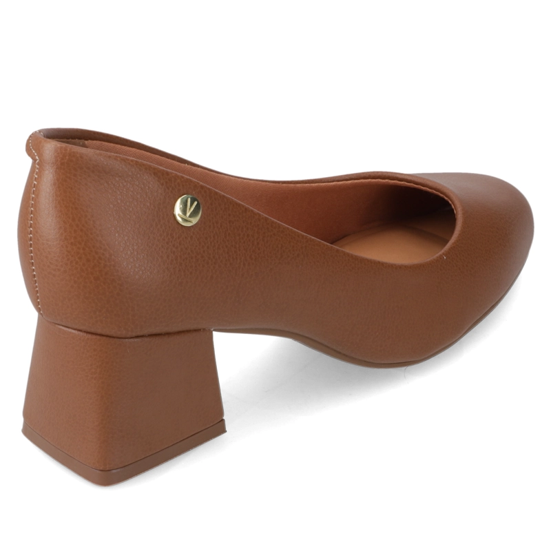 ZAPATO TACO ANCHO MARRON - 5
