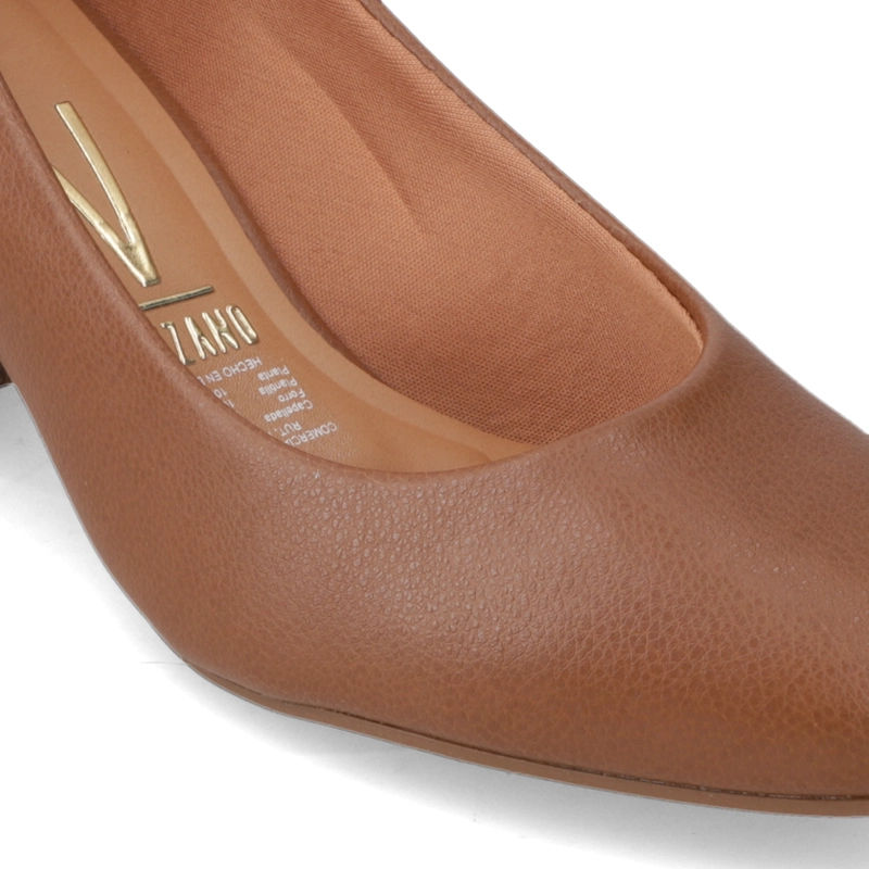 ZAPATO TACO ANCHO MARRON - 6