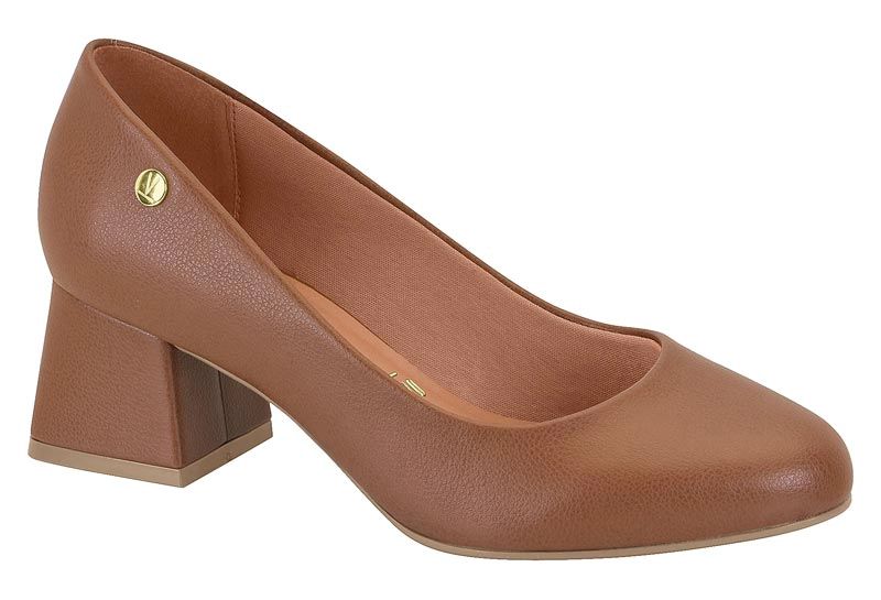 ZAPATO TACO ANCHO MARRON - 7