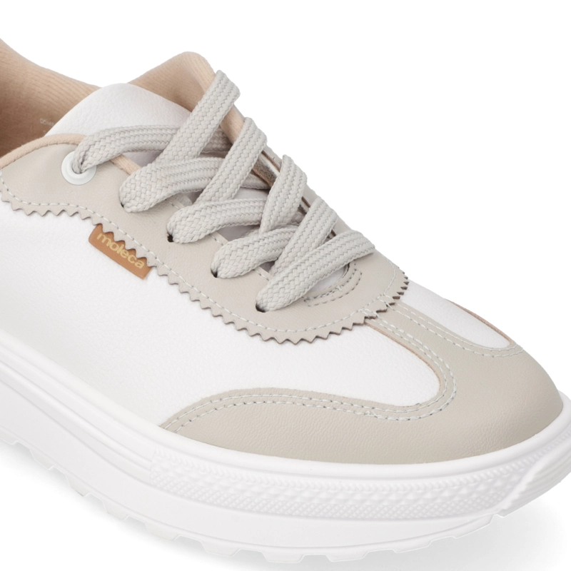ZAPATILLA CASUAL BLANCO MOLECA - 6