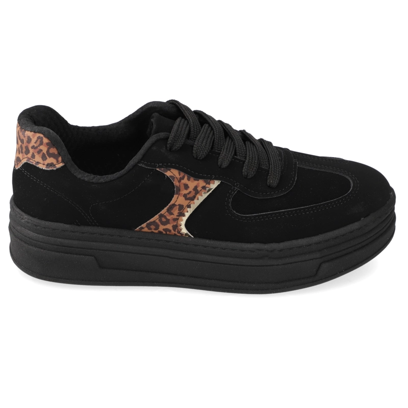 ZAPATILLAS CASUALES NEGRO ANIMAL PRINT BEIRA RIO - 2