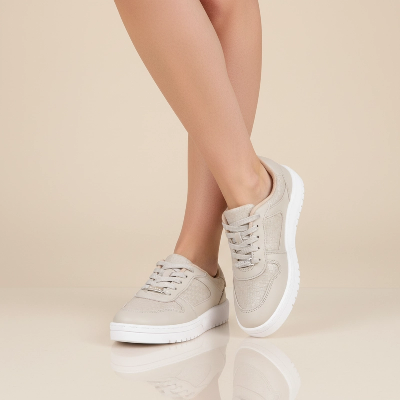 ZAPATILLA CASUAL GRIS MOLECA - 7