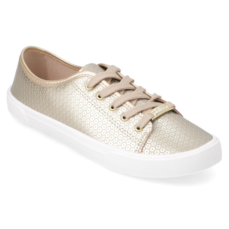 ZAPATILLA CASUAL DORADO MOLECA - 1