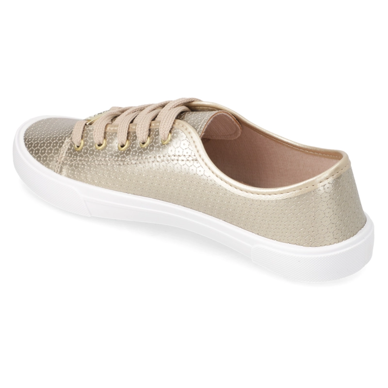 ZAPATILLA CASUAL DORADO MOLECA - 4