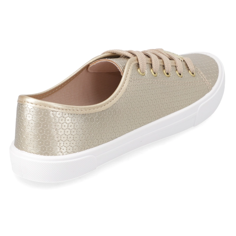 ZAPATILLA CASUAL DORADO MOLECA - 5