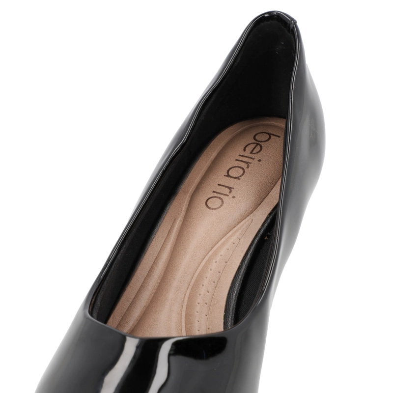 ZAPATO DE MUJER TACO AGUJA STILETTO NEGRO 4076-1 - BEIRA RIO - 5