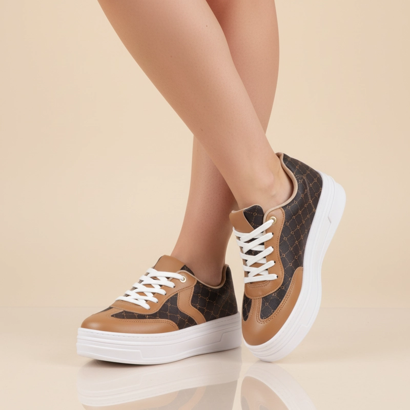 ZAPATILLA CASUAL CAMEL BEIRA RIO - 6