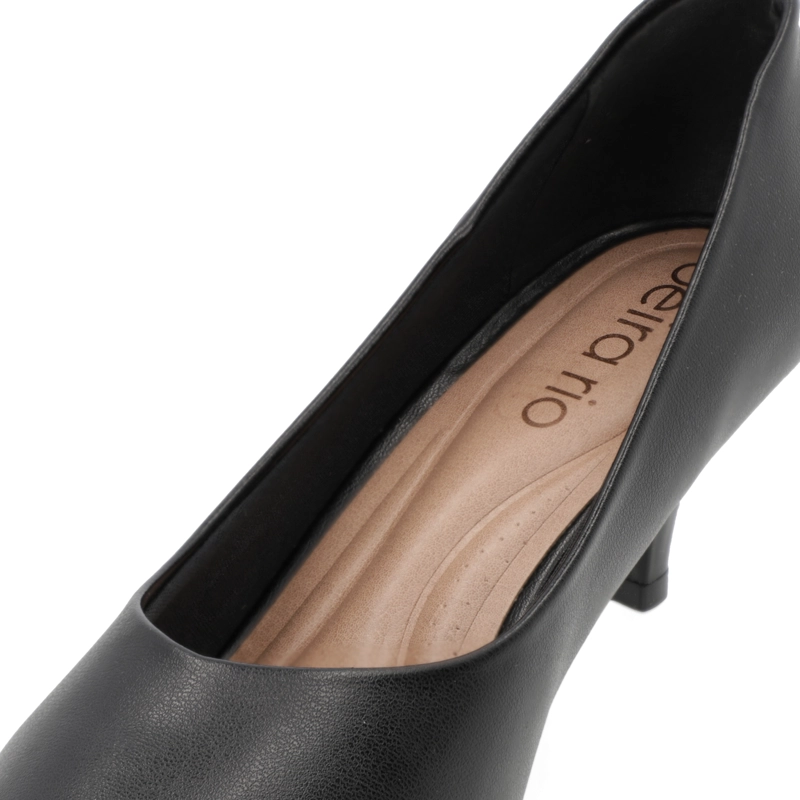 ZAPATO MUJER TACO AGUJA STILETTO NEGRO 4076-1 - BEIRA RIO - 5
