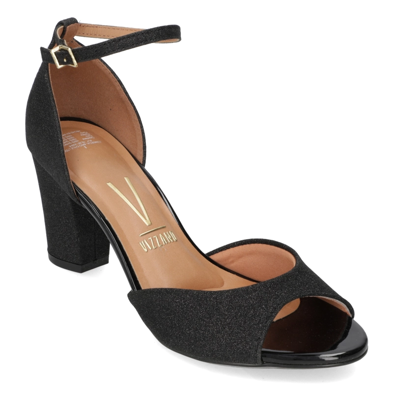 SANDALIA FIESTA TACO ANCHO NEGRA VIZZANO MUJER - 1