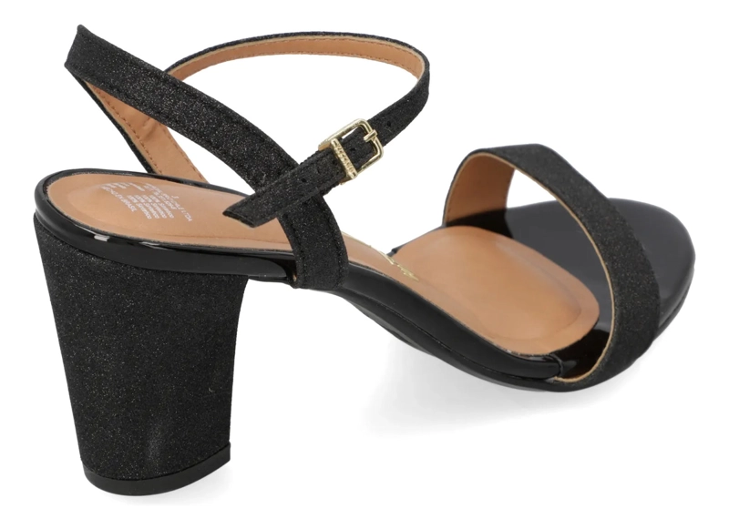 SANDALIA FIESTA TACO ANCHO NEGRO VIZZANO MUJER - 4