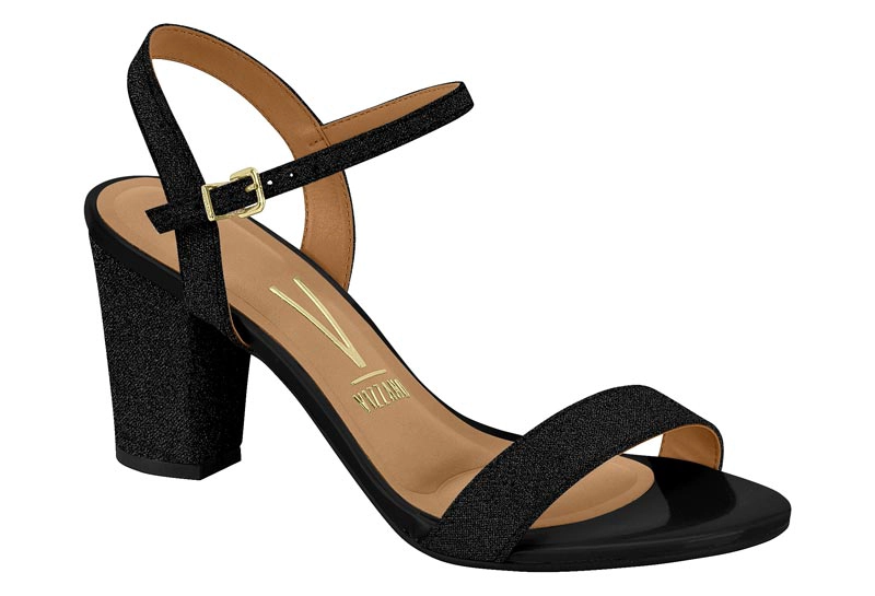 SANDALIA FIESTA TACO ANCHO NEGRO VIZZANO MUJER - 6