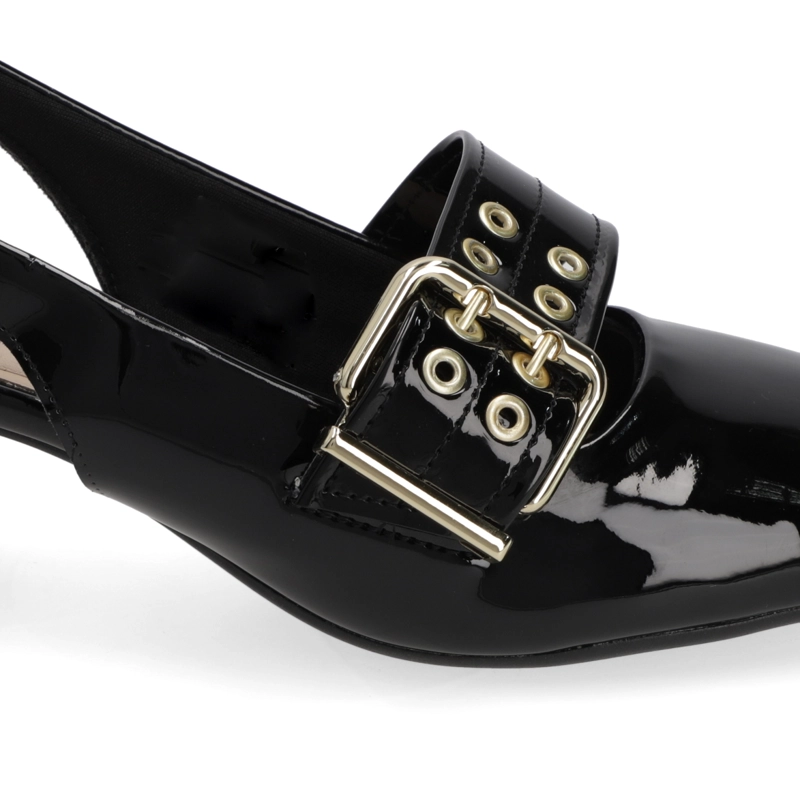 TACO ANCHO 5 CM NEGRO MOLECA - 5