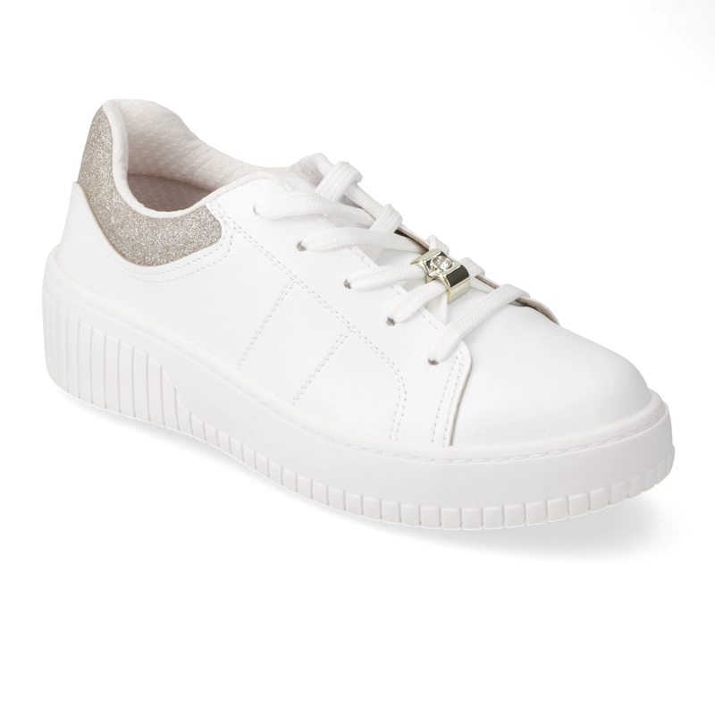 ZAPATILLA GLITTER BLANCA BEIRA RIO - 2