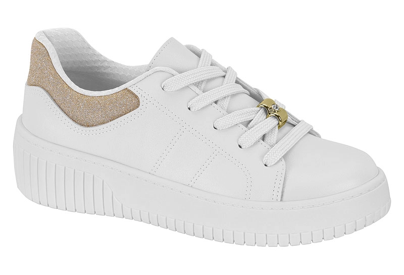 ZAPATILLA GLITTER BLANCA BEIRA RIO - 6