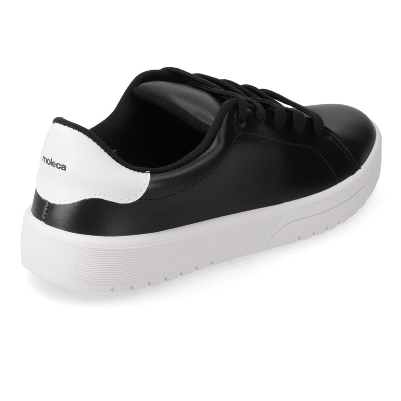 ZAPATILLA CASUAL MOLECA NEGRO - 4