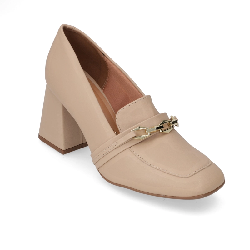 ZAPATO TACO ANCHO VIZZANO BEIGE - 2