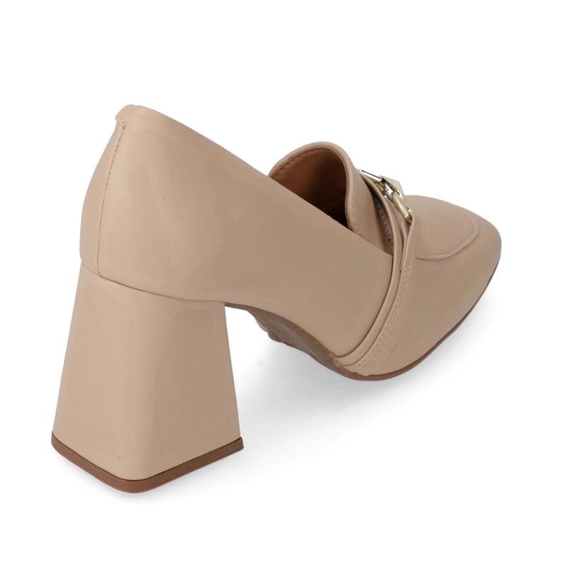 ZAPATO TACO ANCHO VIZZANO BEIGE - 4