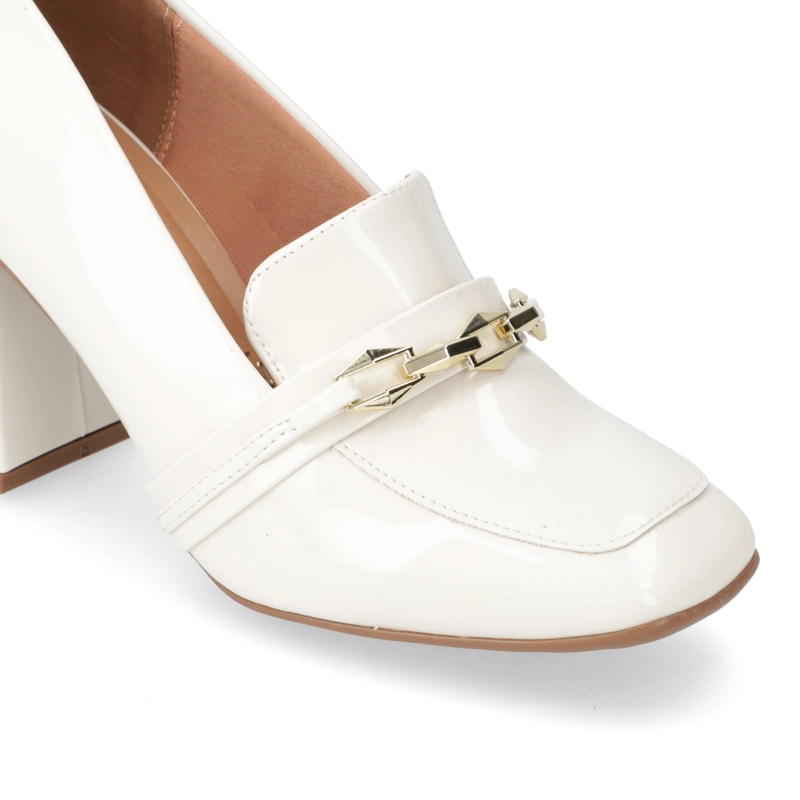 ZAPATO TACO ANCHO VIZZANO BLANCO - 5